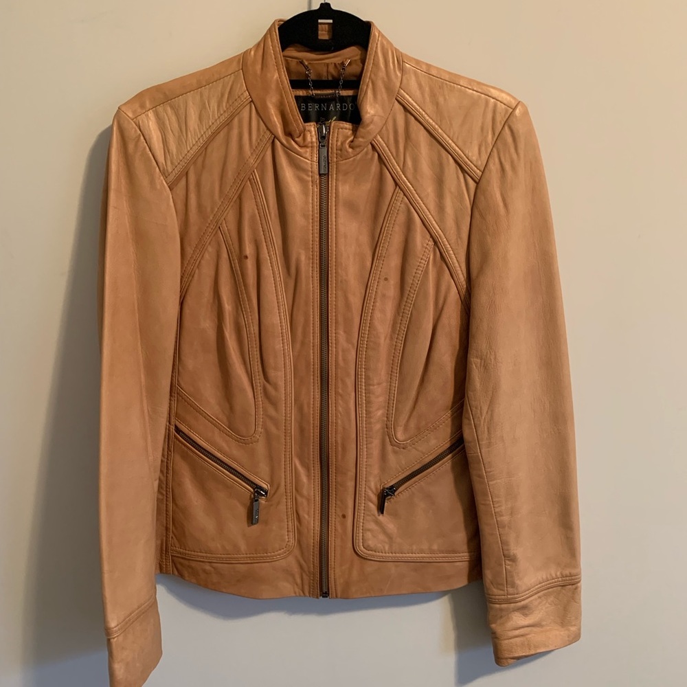 Leather Motorcycle Jacket Bernardo